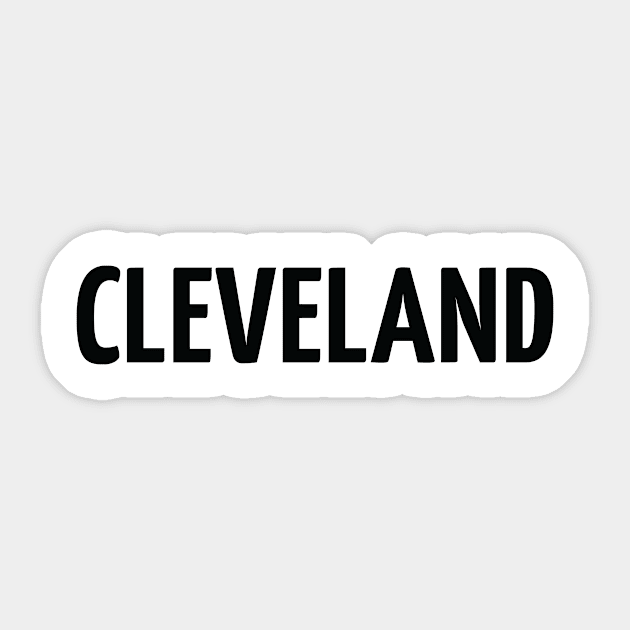 Cleveland Sticker by ProjectX23